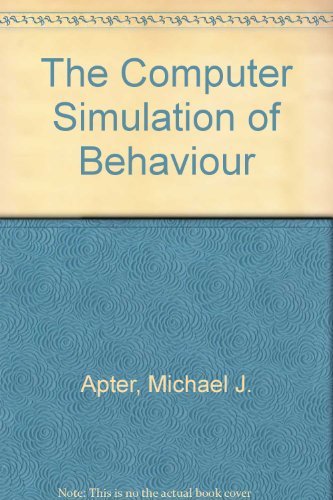 Book The Computer Simulation Of Behaviour (harper Colophon Books, Cn234) free