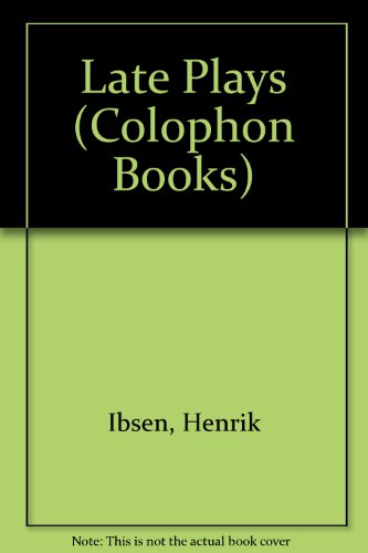 Book Late Plays (colophon Books) free