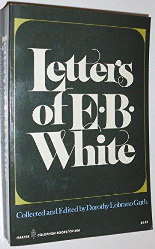 Book Letters of E B White (Harper Colophon Books) free