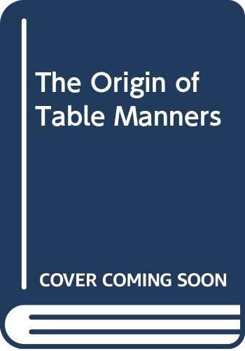 Book The Origin of Table Manners free