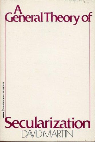 Book A General Theory Of Secularization free