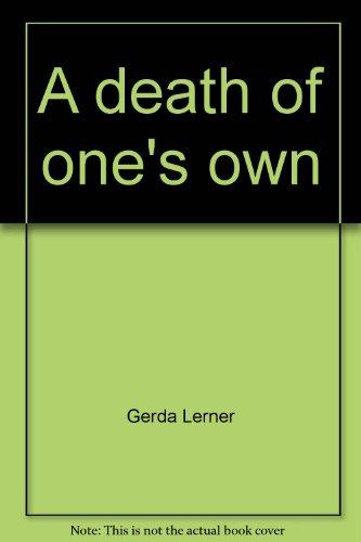 Book A death of one's own free