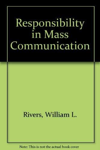 Book Responsibility in Mass Communication free