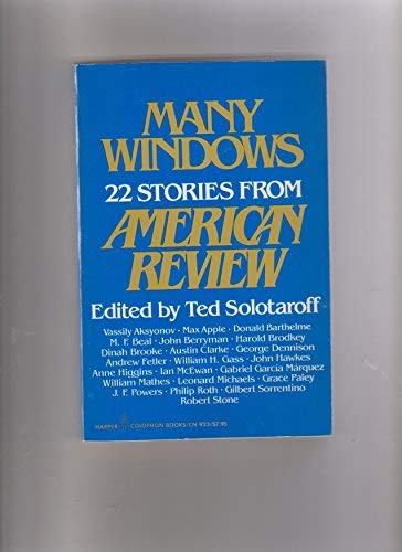 Book Many Windows: 22 Stories from American Review (Harper Colophon Books) free