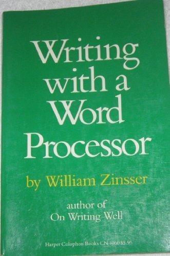 Book Writing With a Word Processor free
