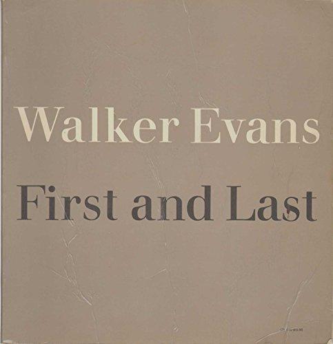 Book WALKER EVANS First and Last free