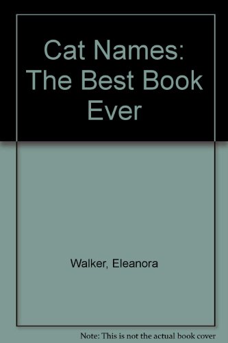 Book Cat Names: The Best Book Ever (Harper colophon books) free