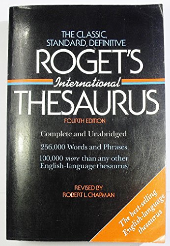 Book Roget's international thesaurus (Harper colophon books) free