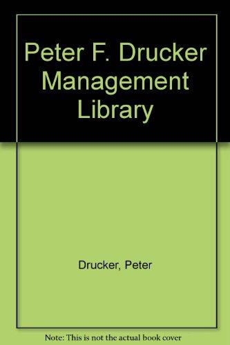 Book Peter F. Drucker Management Library free Book Peter F. Drucker Management Library free