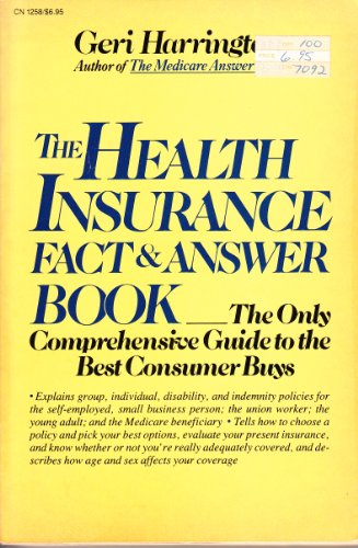 Book The Health Insurance Fact and Answer Book free