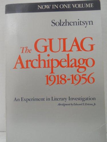 Book The Gulag Archipelago: 1918-1956 (7 Parts) (English and Russian Edition) free