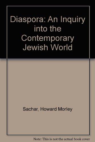 Book Diaspora: An Inquiry into the Contemporary Jewish World free