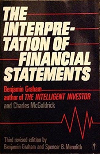 Book The Interpretation Of Financial Statements free