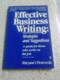 Book Effective Business Writing: Strategies and Suggestions free