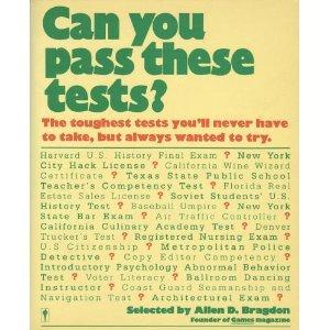 Book Can You Pass These Tests? free