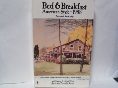 Book Bed And Breakfast American Style, 1988 (berkshire Traveller Series) free