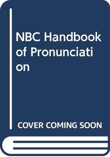 Book Nbc Handbook Of Pronunciation free
