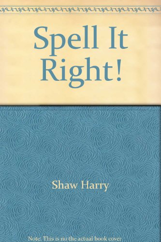 Book Spell It Right! (3rd edition) free