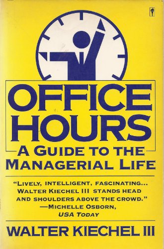 Book Office Hours: A Guide to the Managerial Life free