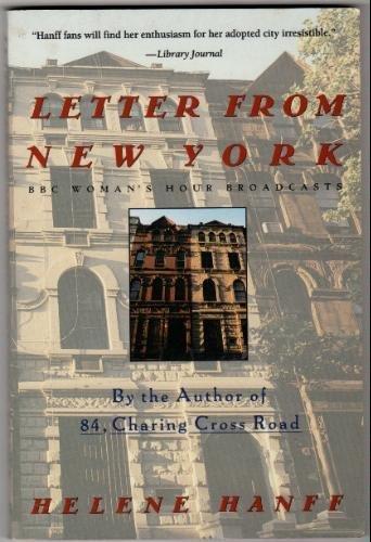 Book Letter from New York/Bbc Woman's Hour Broadcasts free Book Letter from New York/Bbc Woman's Hour Broadcasts free