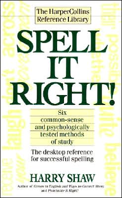 Book Spell It Right! The Desktop Reference for Successful Spelling free