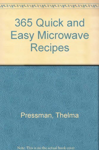 Book 365 Quick and Easy Microwave Recipes free