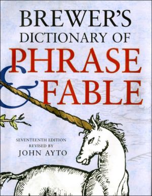 Book Brewer's Dictionary of Phrase and Fable, Seventeenth Edition free