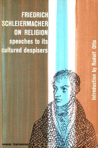 Book On Religion Speeches to Its Cultured Despisers free