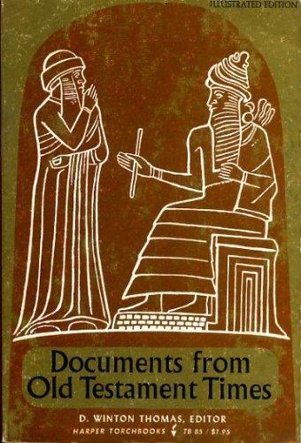 Book Documents from Old Testament Times (Torchbooks) free