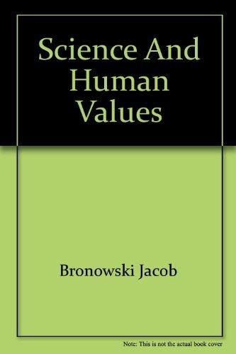 Book Science and human values free