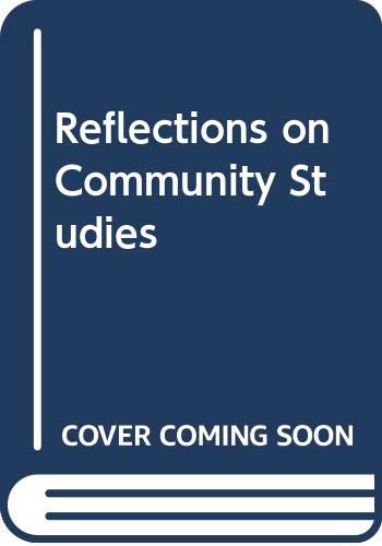 Book Reflections on Community Studies free