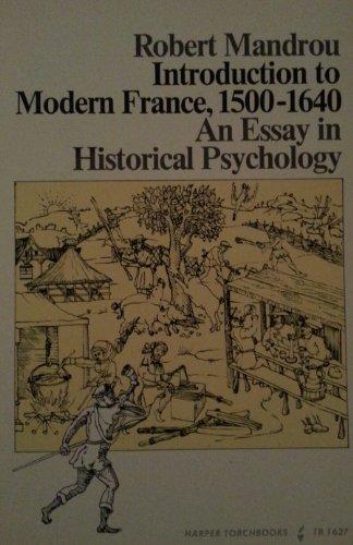 Book INTRODUCTION TO MODERN FRANCE free