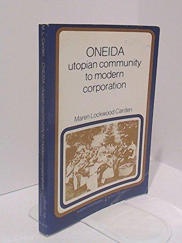Book Oneida: Utopian community to modern corporation (Harper Torchbooks) free