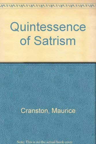 Book Quintessence of Satrism free