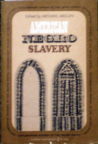 Book American Negro Slavery (Torchbooks) free