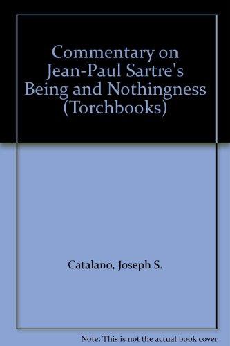 Book A commentary on Jean-Paul Sartre's "Being and nothingness" (Harper torchbooks) free