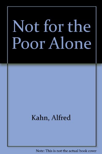 Book Not For The Poor Alone free
