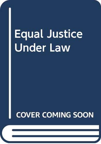 Book Equal Justice Under Law: Constitutional Development, 1835-1875 free
