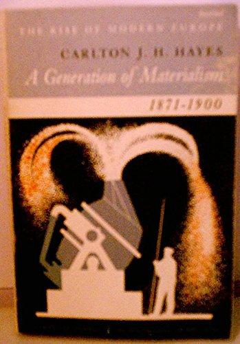 Book A Generation of Materialism, 1871-1900 free