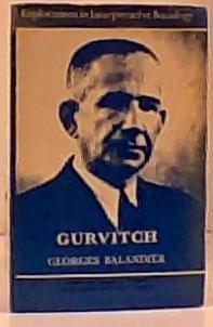Book Gurvitch (explorations In Interpretative Sociology) free