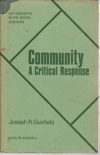 Book Community: A critical response (Key concepts in the social sciences) free