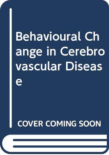 Book Behavioral change in cerebrovascular disease, free