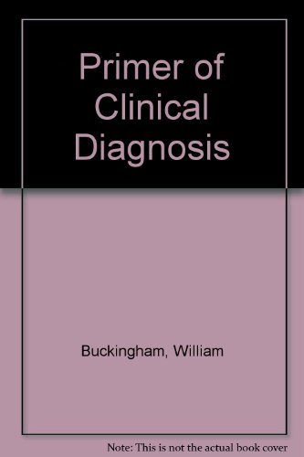 Book A Primer Of Clinical Diagnosis free