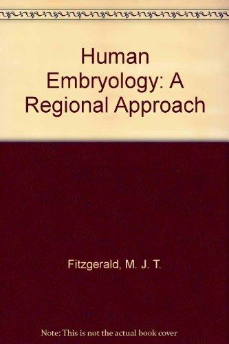 Book Human Embryology: A Regional Approach free