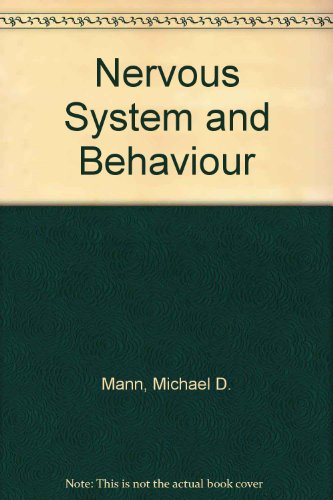 Book The Nervous System And Behavior free