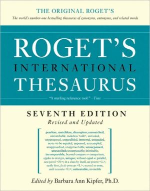 Book Roget's International Thesaurus, 7th Edition free