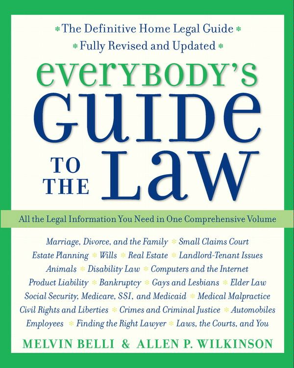 Book Everybody's Guide to the Law- Fully Revised & Updated: All The Legal Information You Need in One Comprehensive Volume (Harperresource Book) free