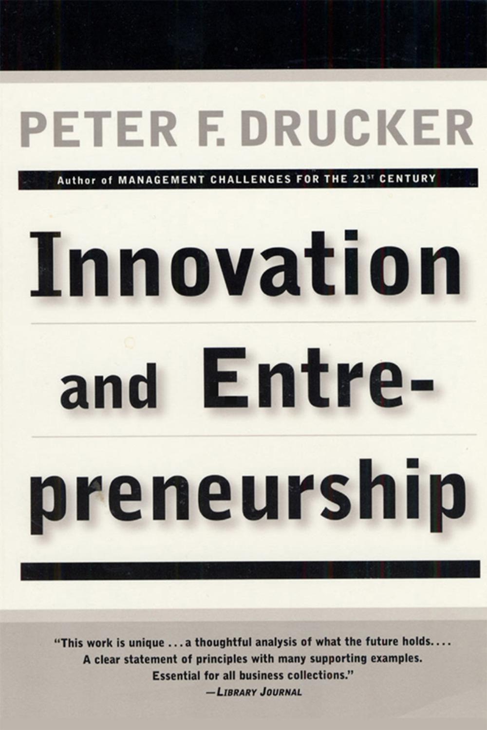 Book Innovation and Entrepreneurship free