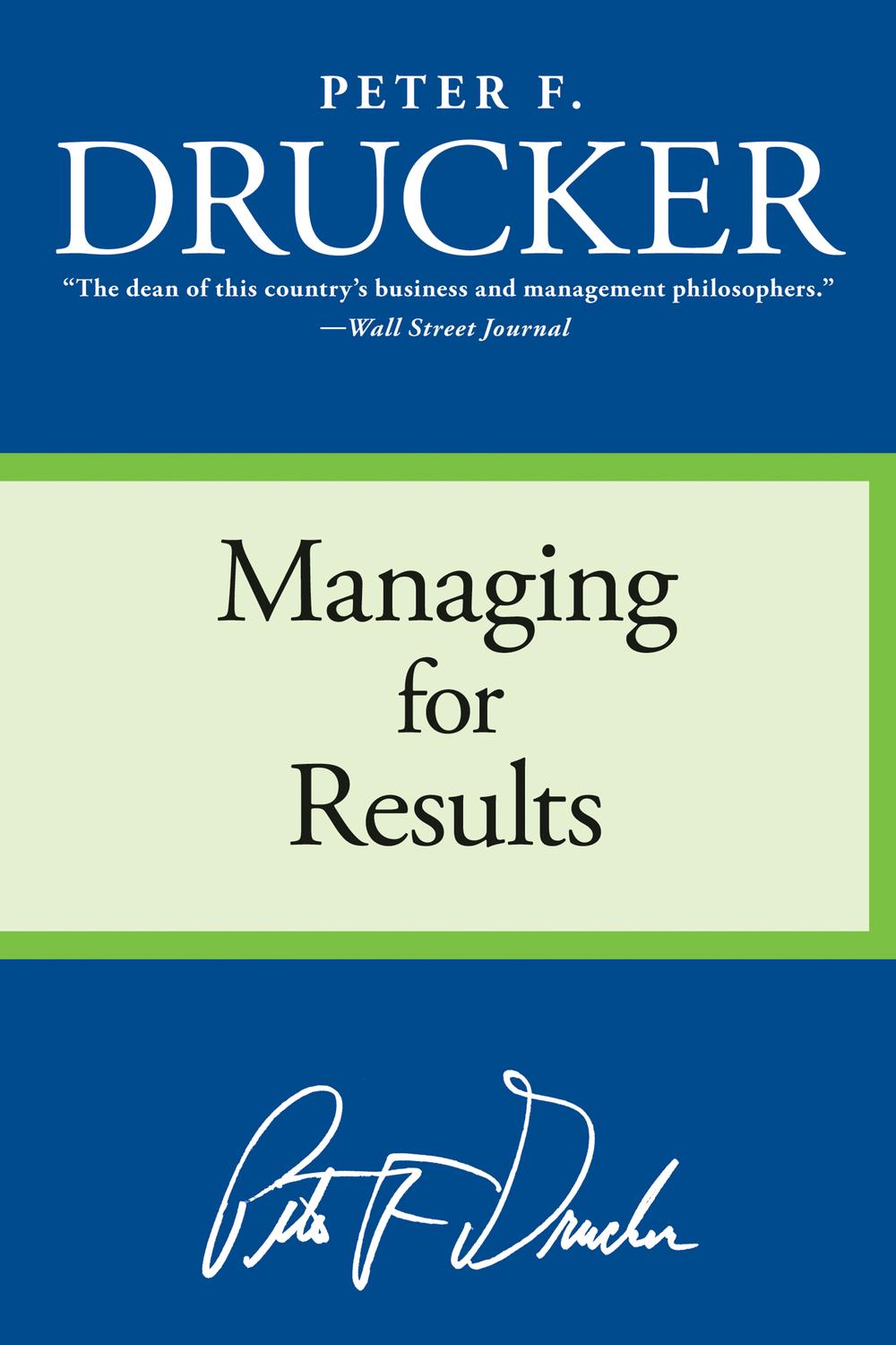 Book Managing for Results: Economic Tasks and Risk-Taking Decisions free