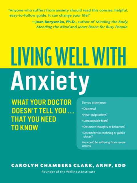 Book Living Well with Anxiety free